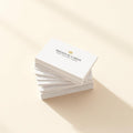 Stack of premium business cards