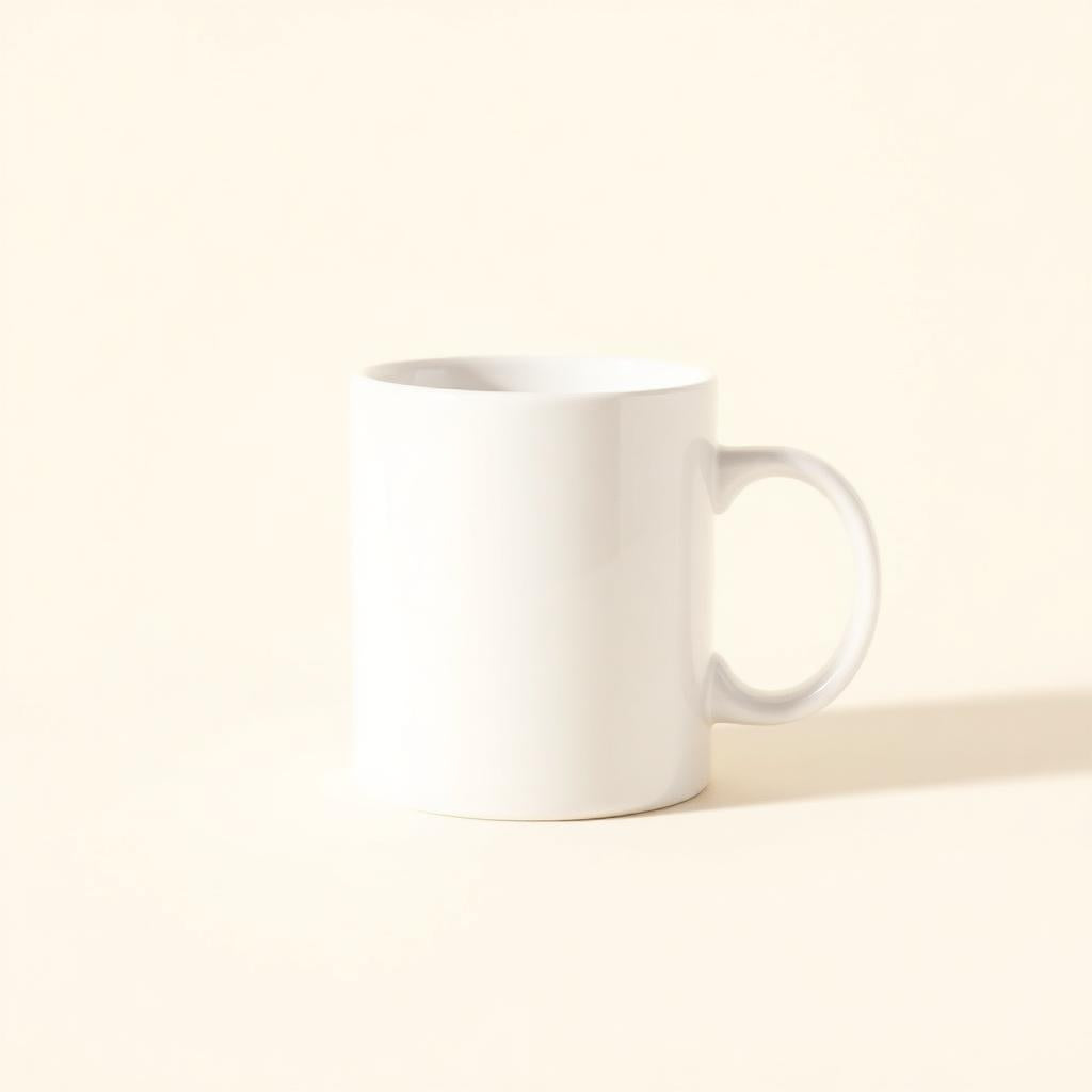 White ceramic mug