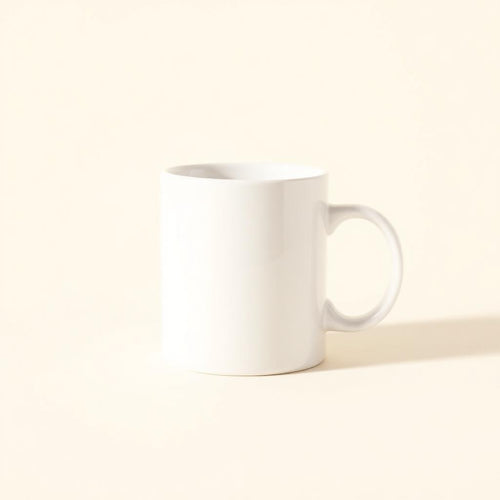 White ceramic mug